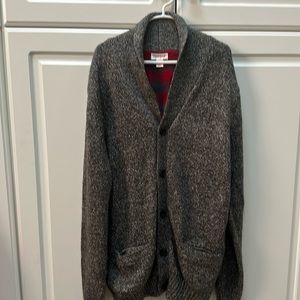 Cute boy button up sweater